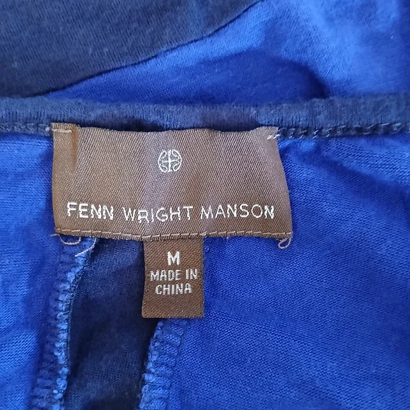 Y2K Fenn Wright Manson Blue & Green Paneled Tank - Picture 3 of 3